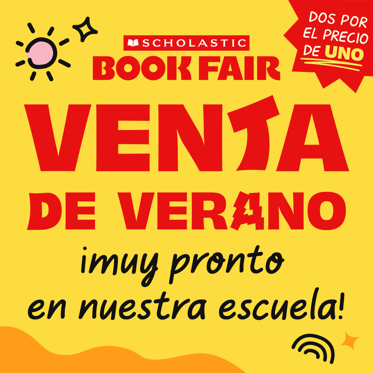 Venta de verano Feria de libros 